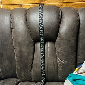 Skull Black and Gray Belt